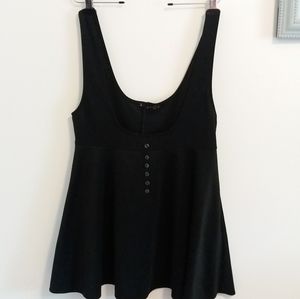 Black Suspender Skirt